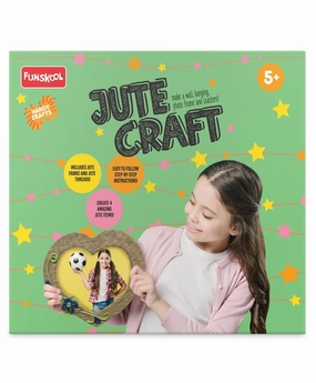 Funskool Handycrafts Jute Craft - DIY Wall Hanging Kit for Ages 5 