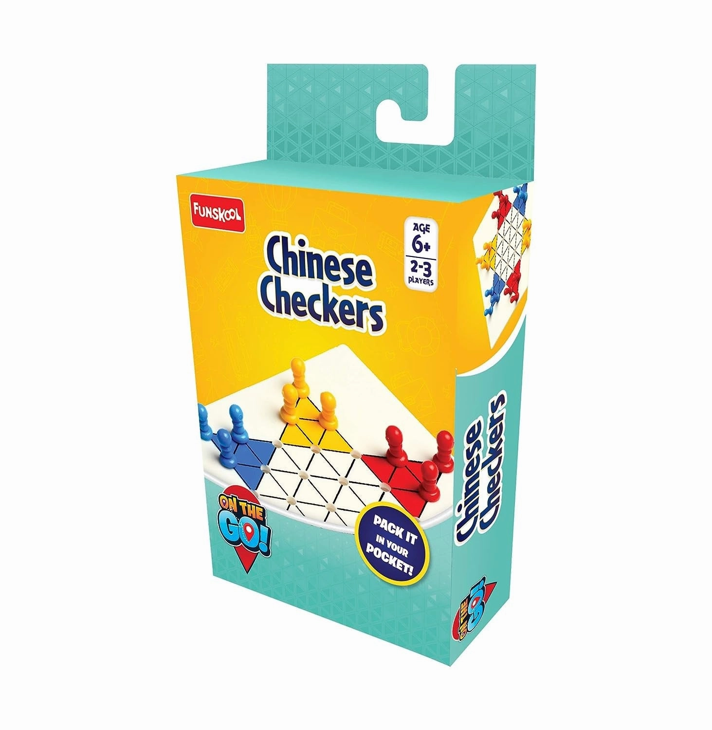 Funskool Travel Chinese Checkers - A Classic Strategic Game!, Multicolor