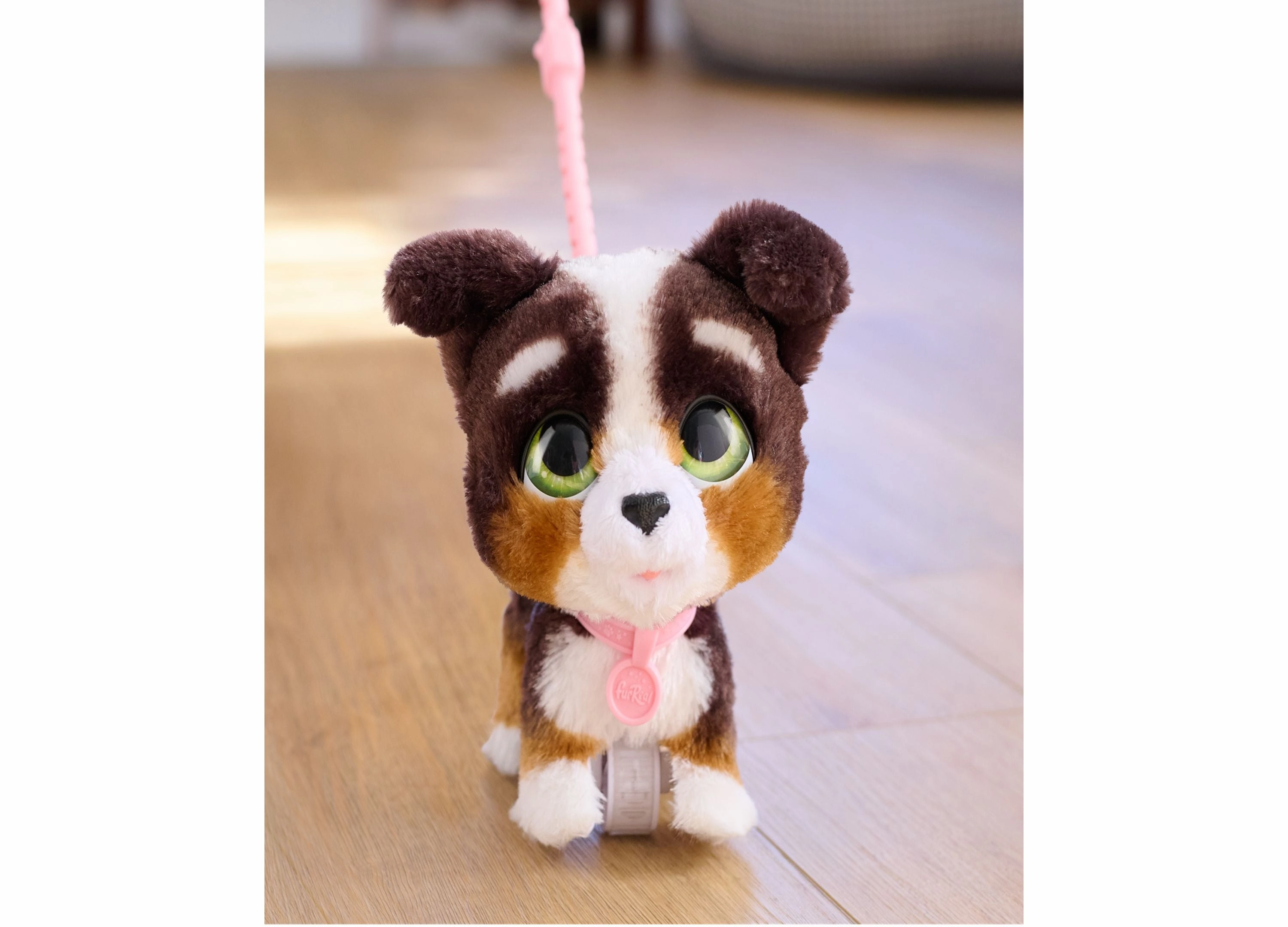 FurReal Walk-A-Lots Bernedoodle Interactive Plush Puppy Toy