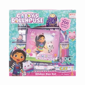 Gabby's Dollhouse Cat Adventures Sticker Box Set