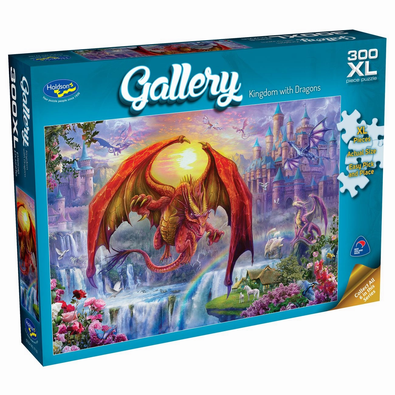 Gallery 300Xl Piece Puzzle Kingdom With Dragons