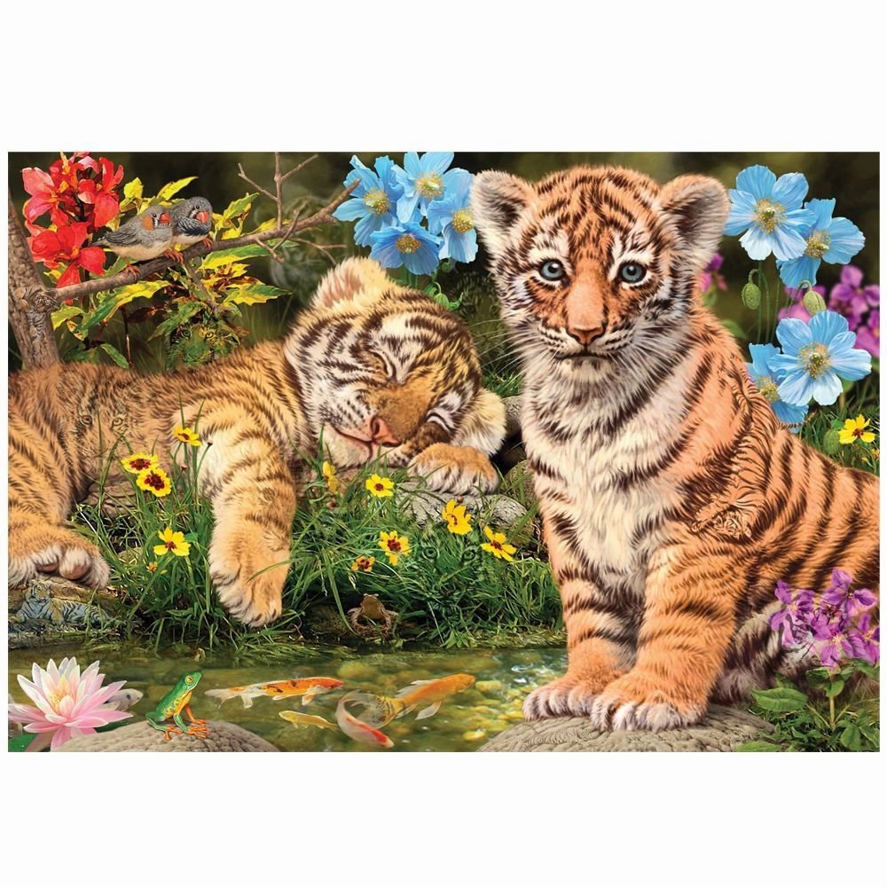 Gallery Series 7 300 Piece Xl Puzzle Tiger Cubs
