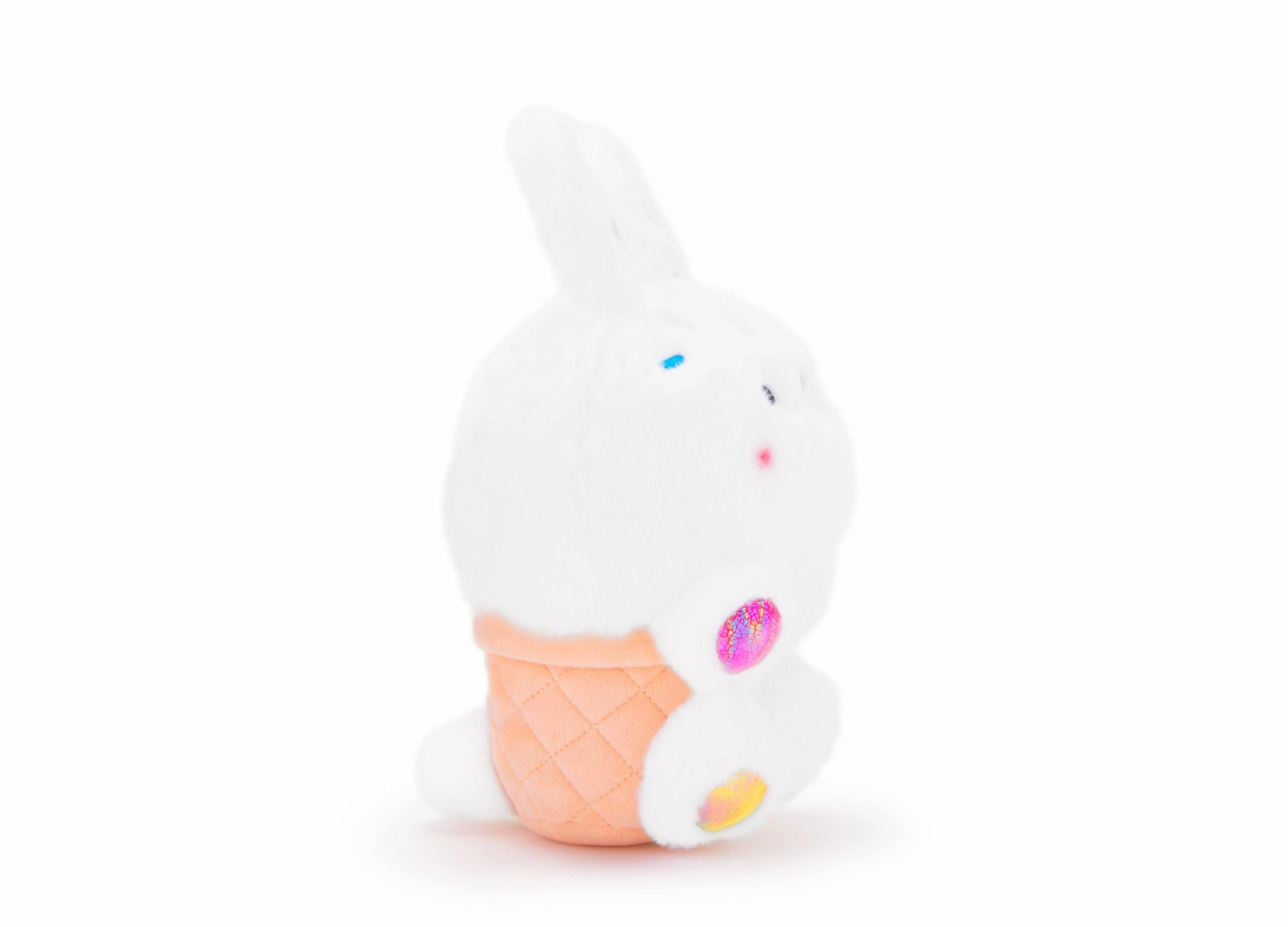 Geoffrey's Toy Box 10 inch Bunny Ice Cream Cone Plush - Sprinkle Accents