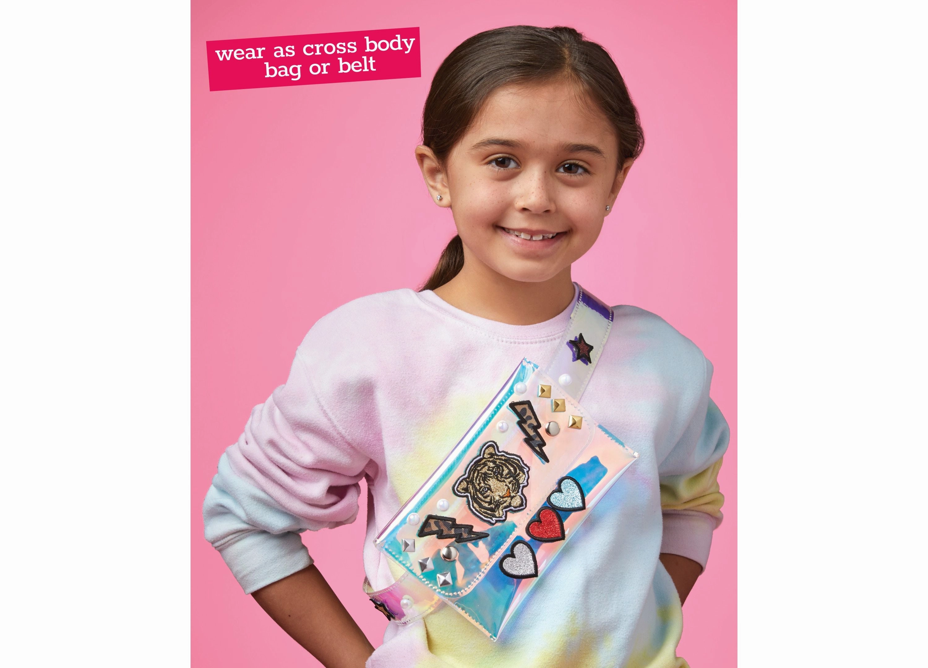 Geoffrey's Toy Box DIY Belt Bag Craft Kit with Embroidered Patches - Exclusive at Macy's