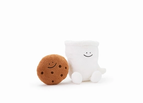 Geoffrey's Toy Box Milk and Cookies Plush Toy Set - Snuggle Time