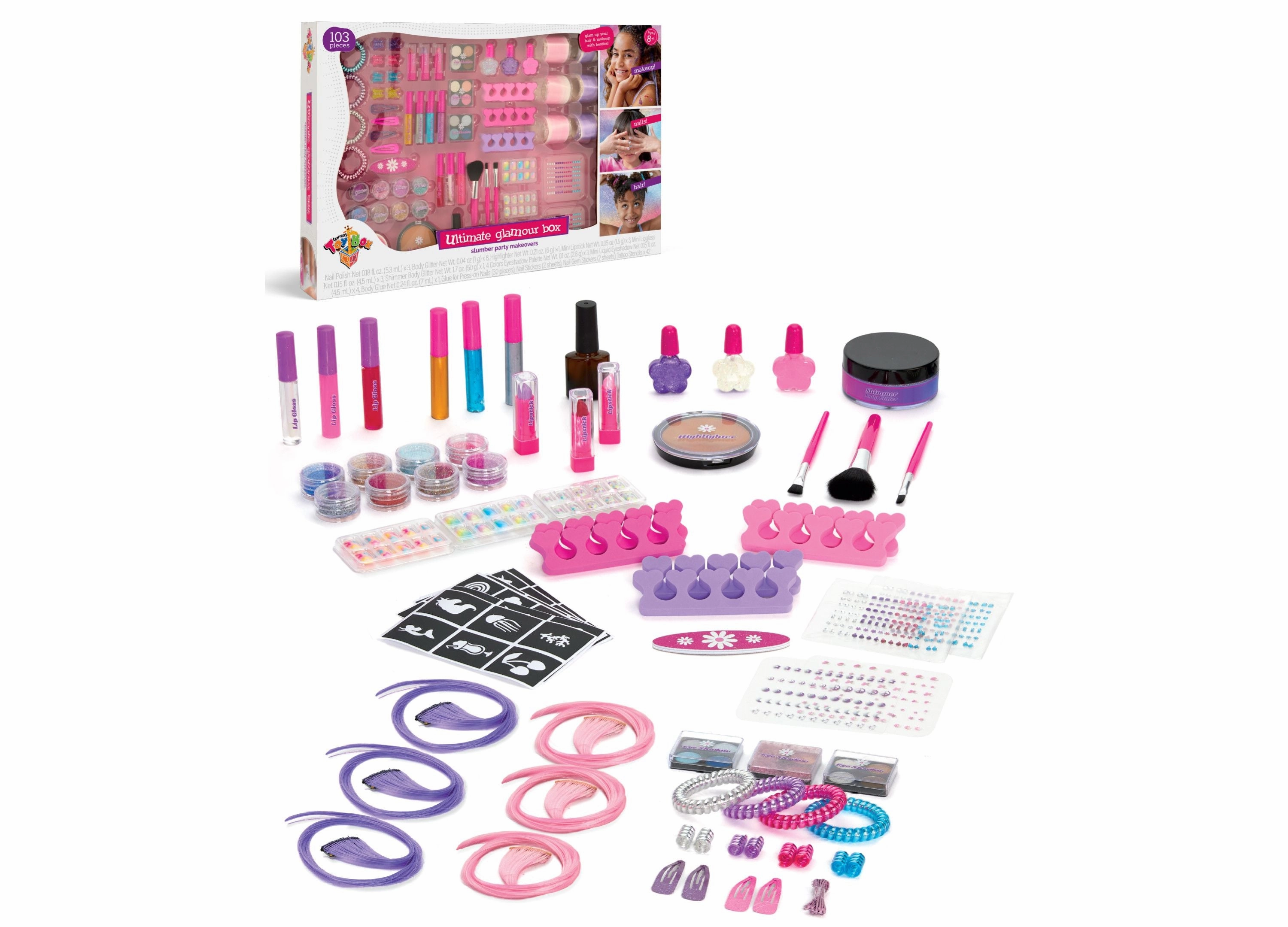 Geoffrey's Toy Box Ultimate Glamour Box Slumber Party Makeover Kit