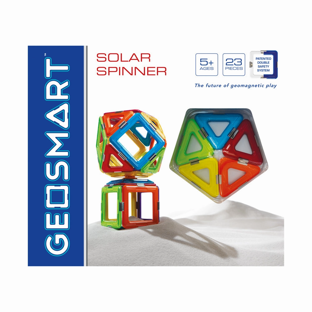 GeoSmart Solar Spinner - Magnetic Building Set - 23 Pieces