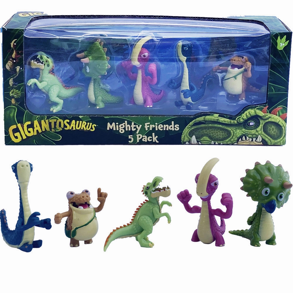 Gigantosaurus: Mighty Friends - 5 Pack Mini 2" Dinosaur Figures