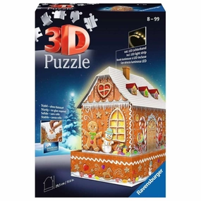 Gingerbread House Night 3D (216pc)