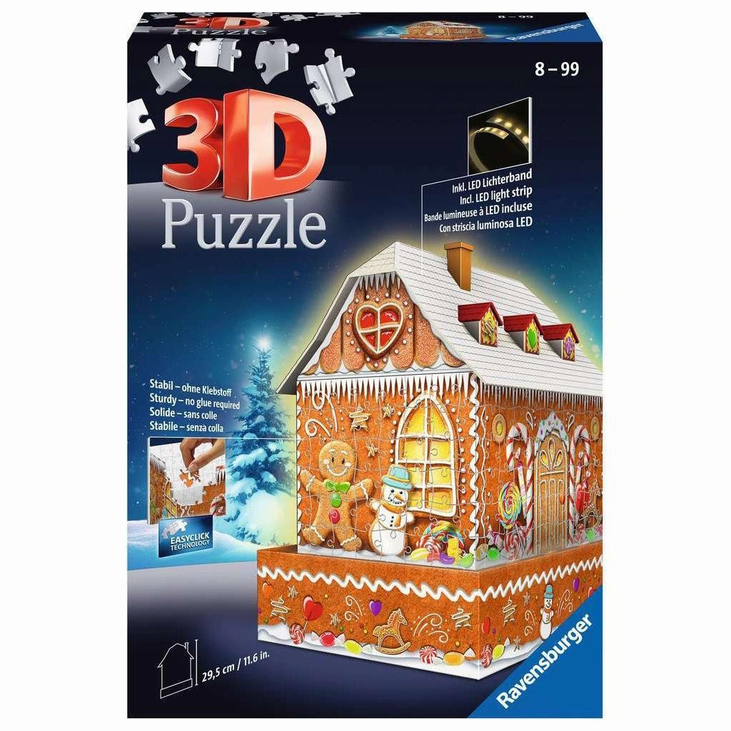 Gingerbread House Night 3D (216pc)