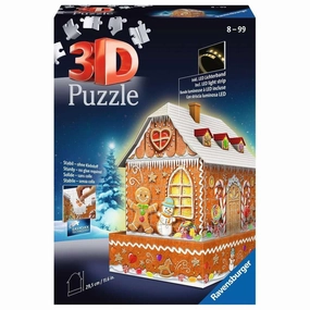 Gingerbread House Night 3D (216pc)
