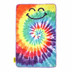 Good Banana Kids Tie Dye Weighted Blanket  Soft Coral Fleece