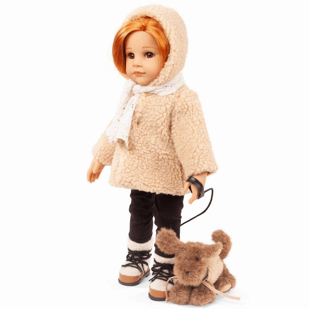 Gotz 19.5" Multi-Jointed Hannah Doll with Puppy Playset
