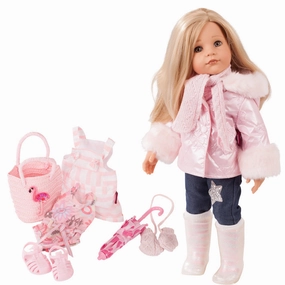Gotz Hannah 19.5 inch - All Year Round Posable Doll with Seasonal Outfits