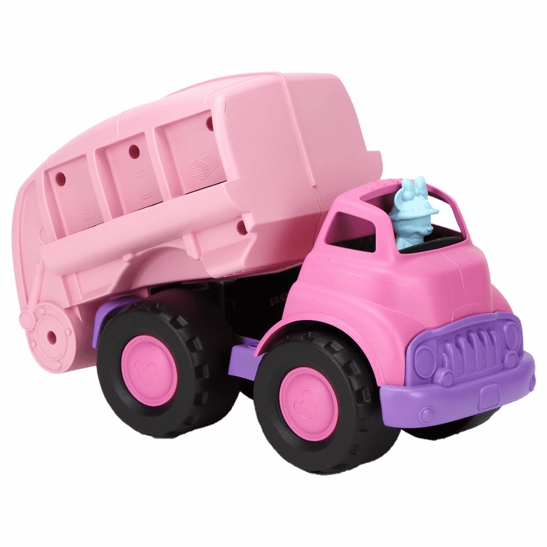 Green Toys Disney Minnie Mouse Pink Recycling Truck - Eco-Friendly Playset