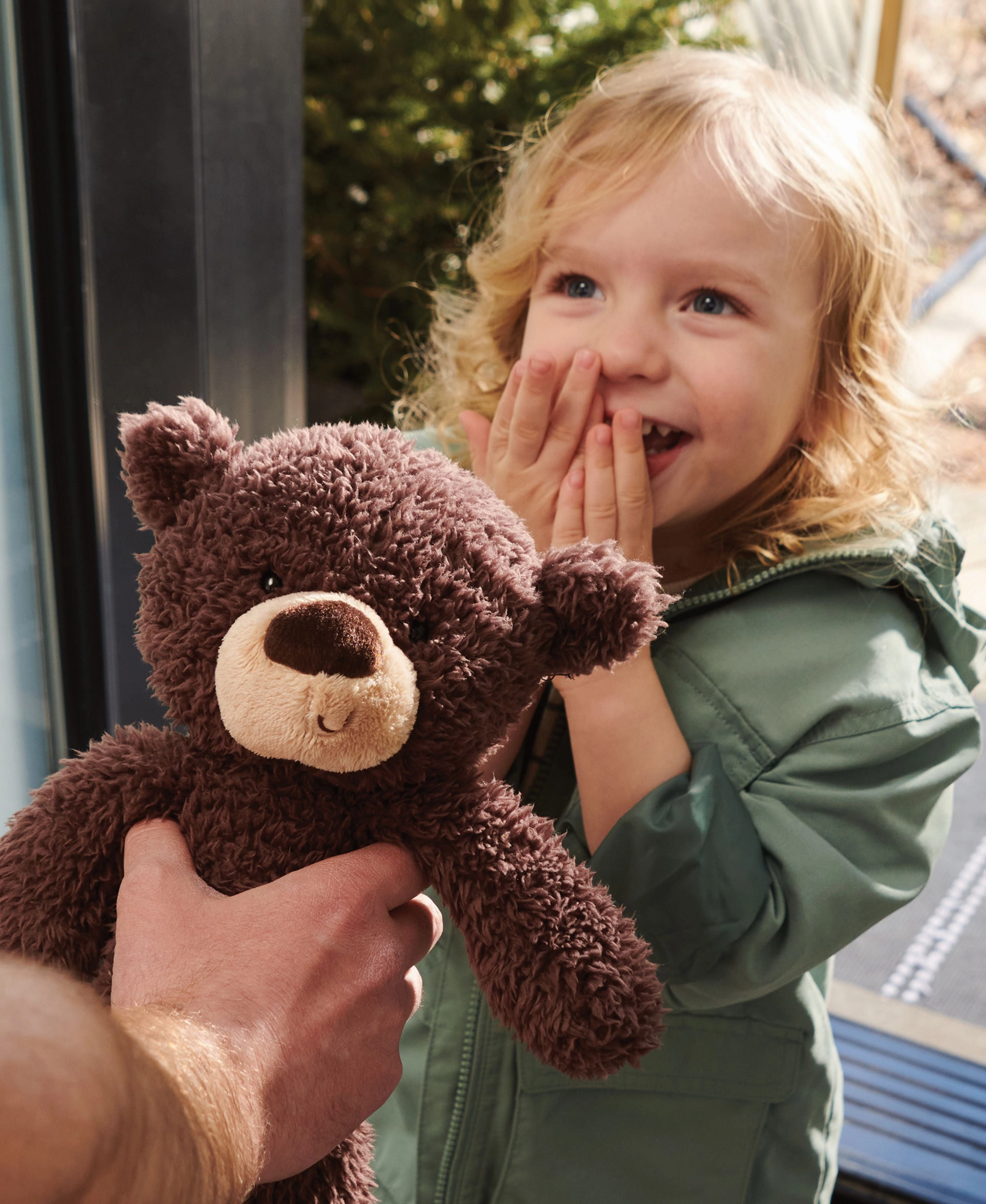 Gund 13.5 inch Fuzzy Teddy Bear - Chocolate Brown