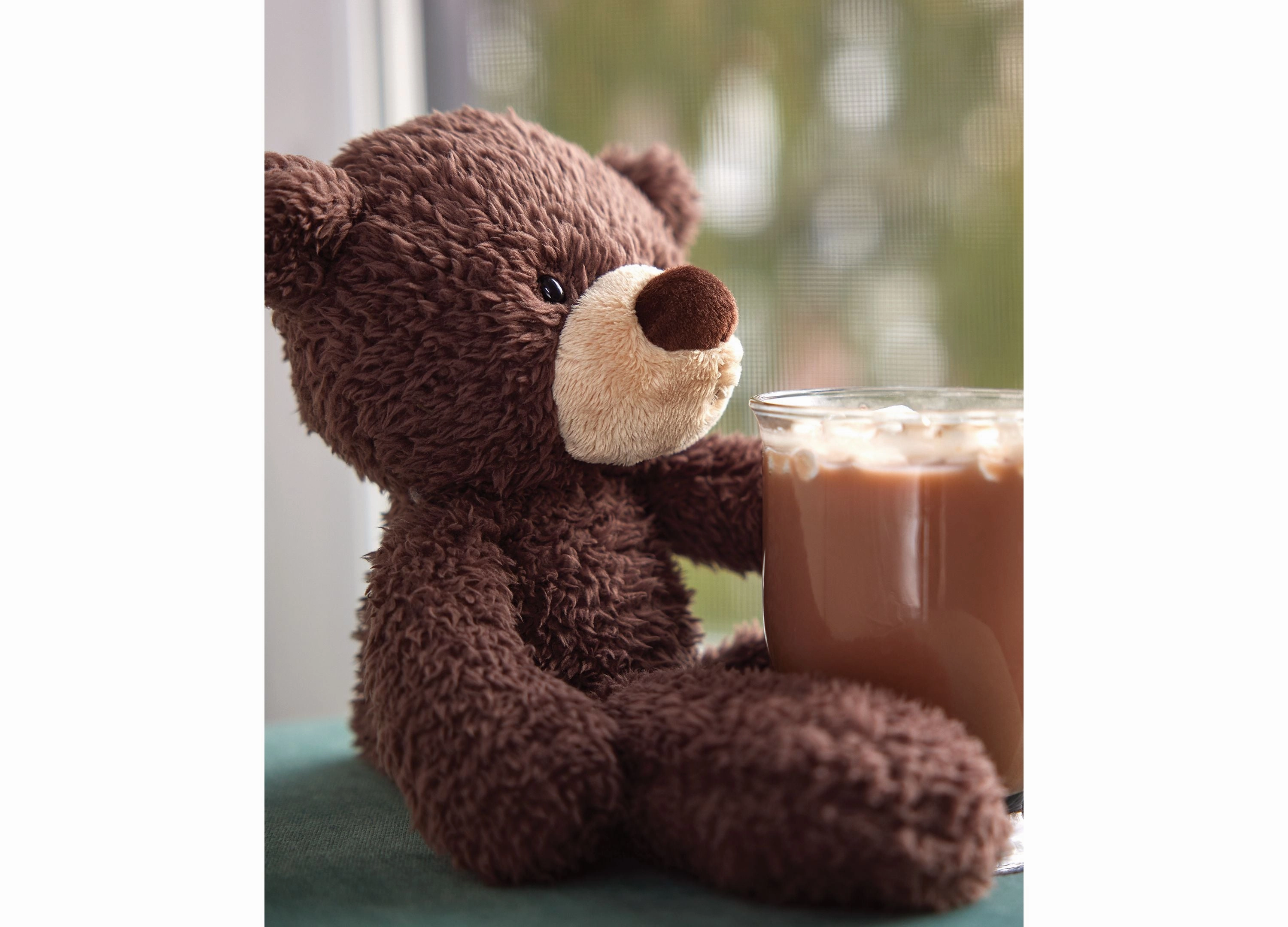Gund 13.5 inch Fuzzy Teddy Bear - Chocolate Brown