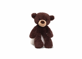 Gund 13.5 inch Fuzzy Teddy Bear - Chocolate Brown