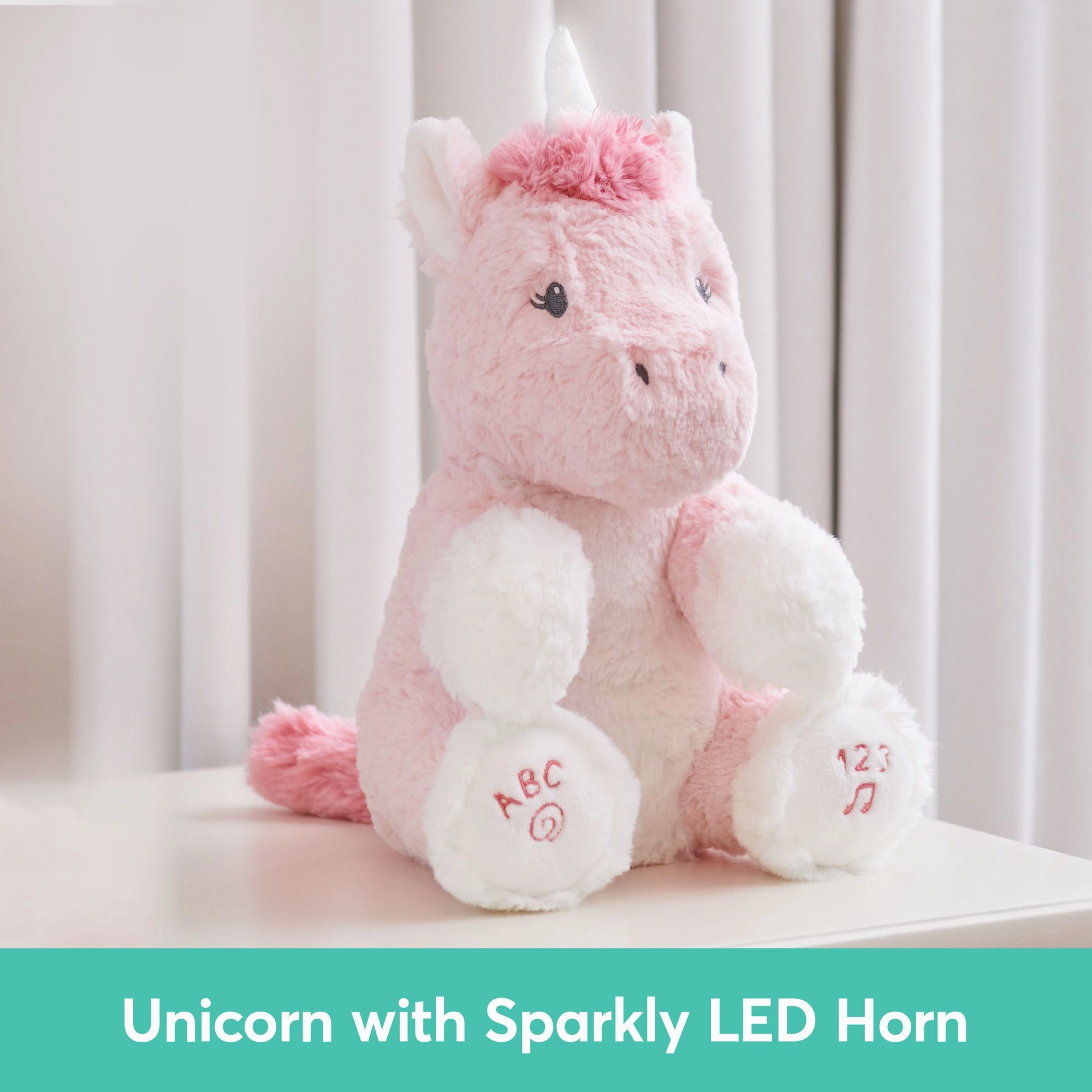 GUND Abc 123 Alora Unicorn Animated Plush