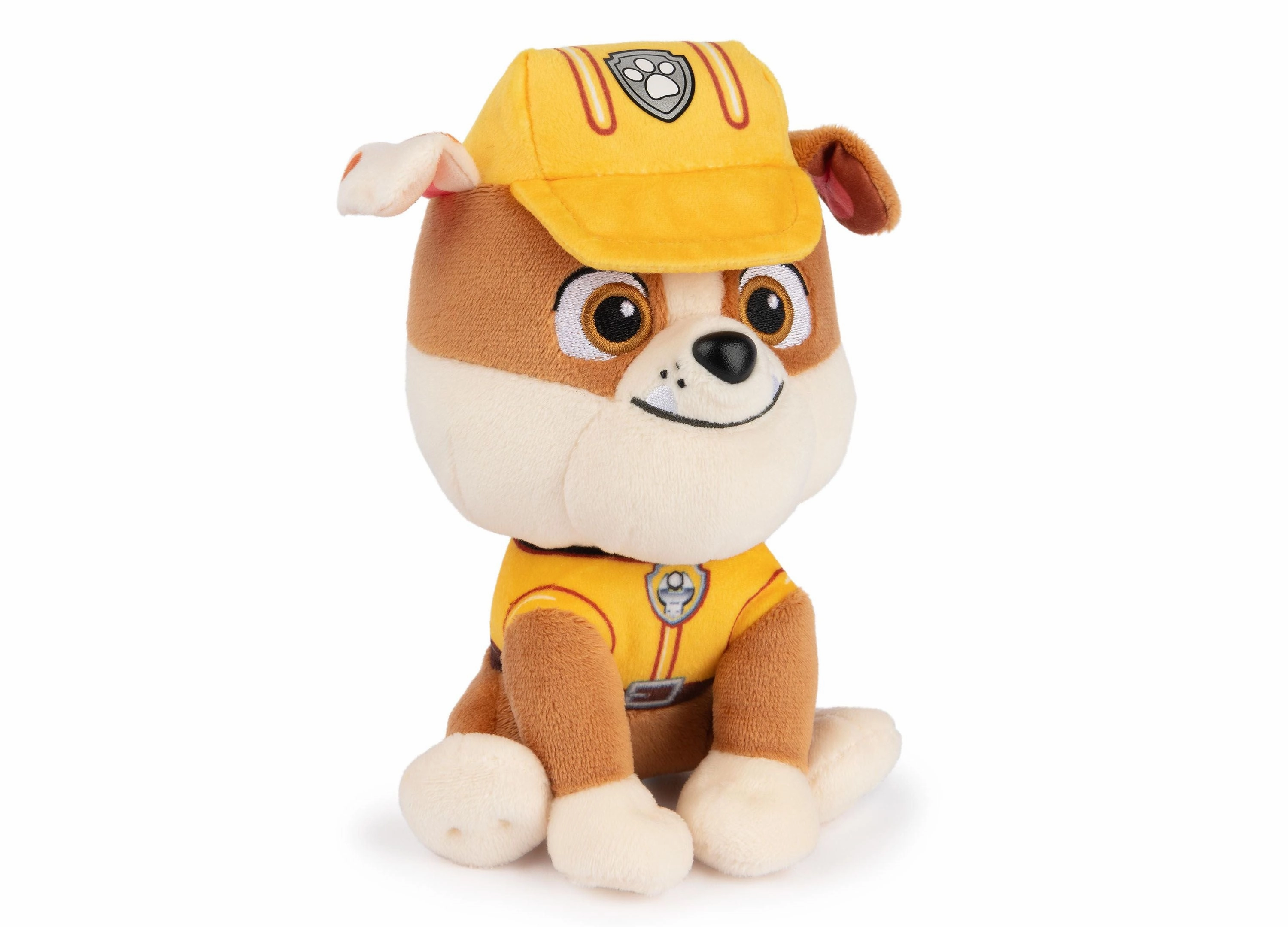 GUND PAW Patrol 6 Inch Rubble Plush Toy in Signature Construction Uniform