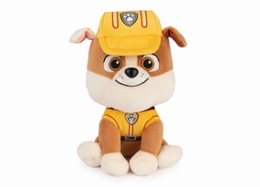 GUND PAW Patrol 6 Inch Rubble Plush Toy in Signature Construction Uniform
