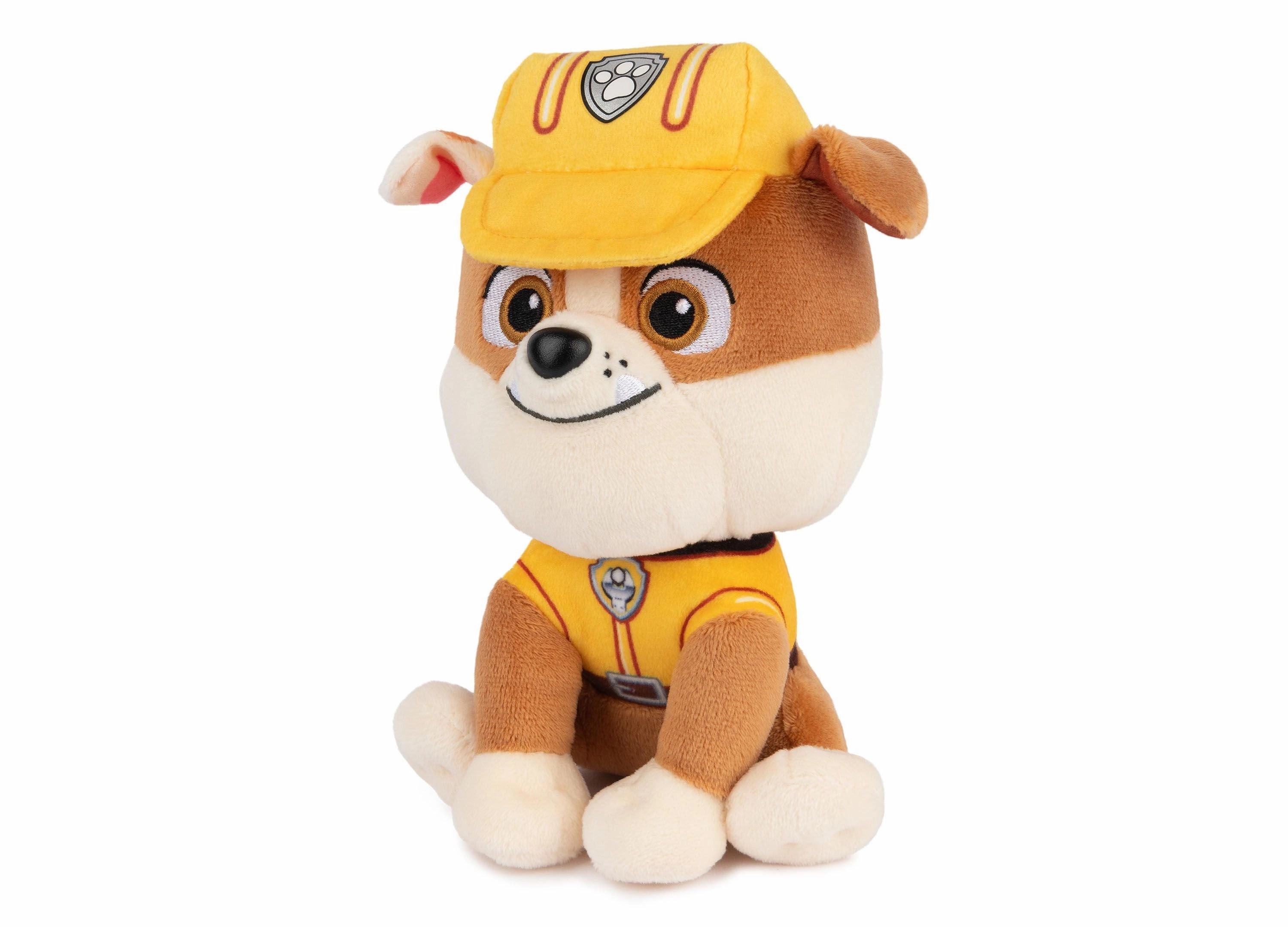 GUND PAW Patrol 6 Inch Rubble Plush Toy in Signature Construction Uniform