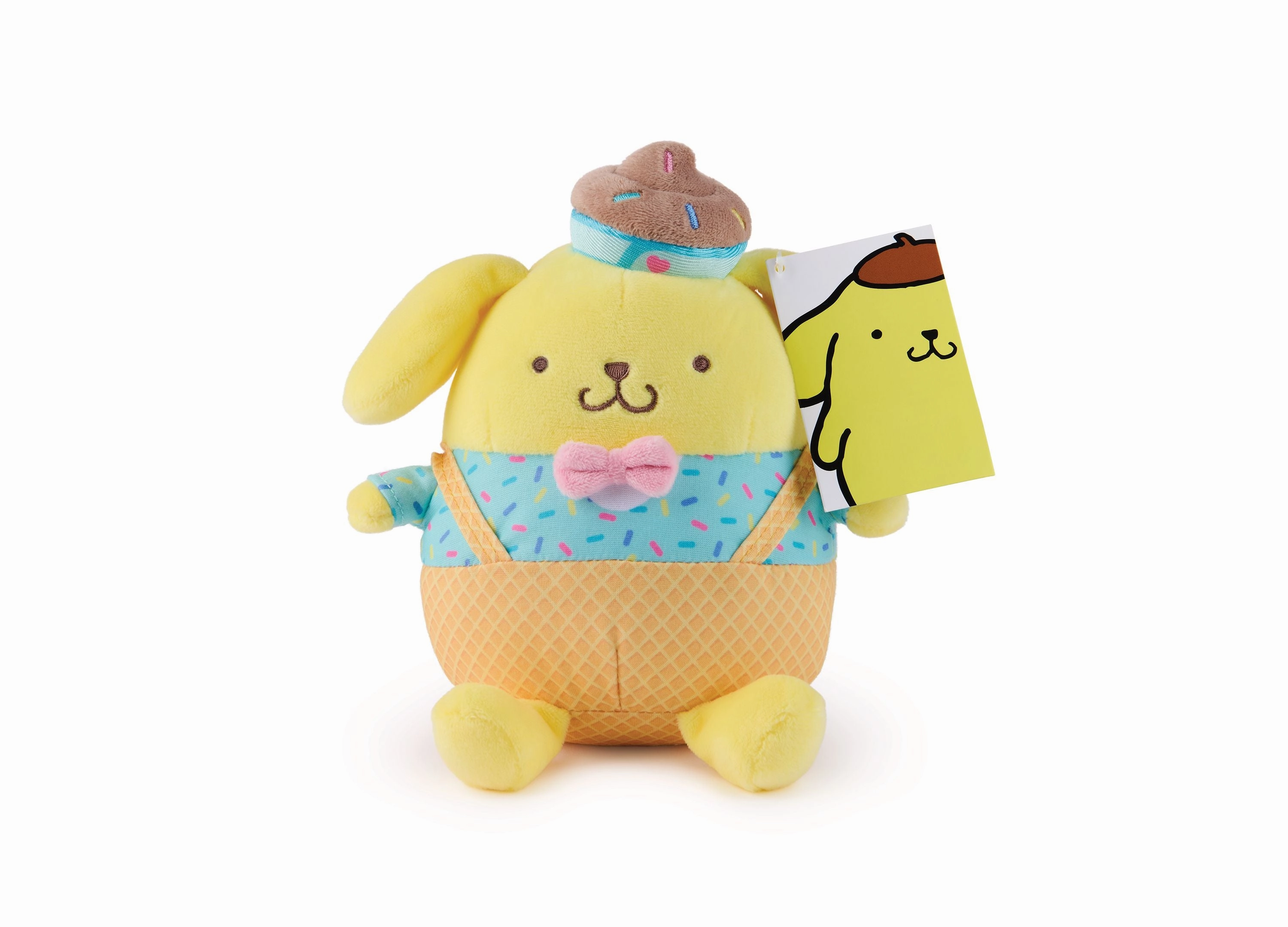 Gund Sanrio Ice Cream Pompompurin Plush, 6-inch Hello Kitty Series