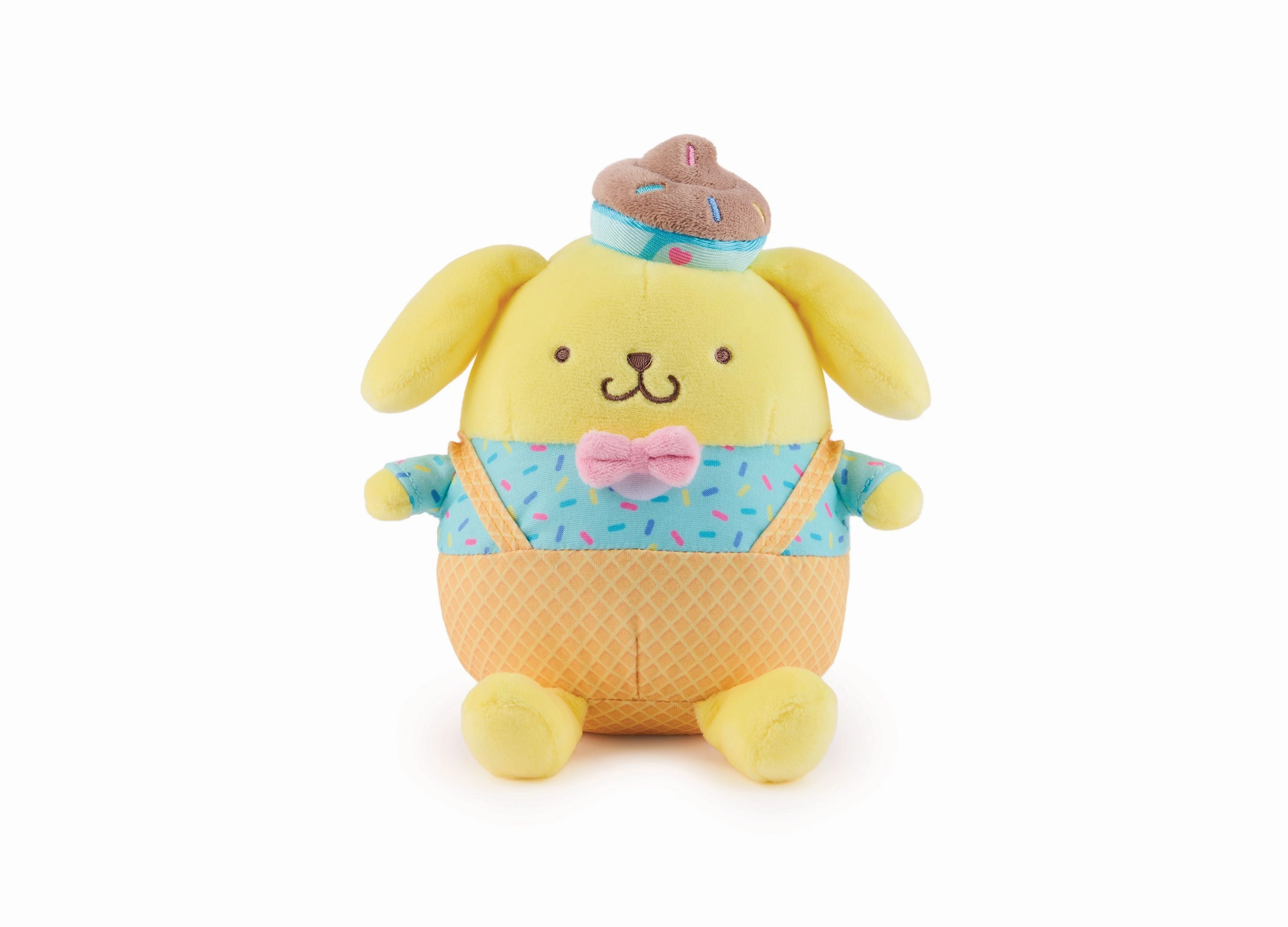 Gund Sanrio Ice Cream Pompompurin Plush, 6-inch Hello Kitty Series
