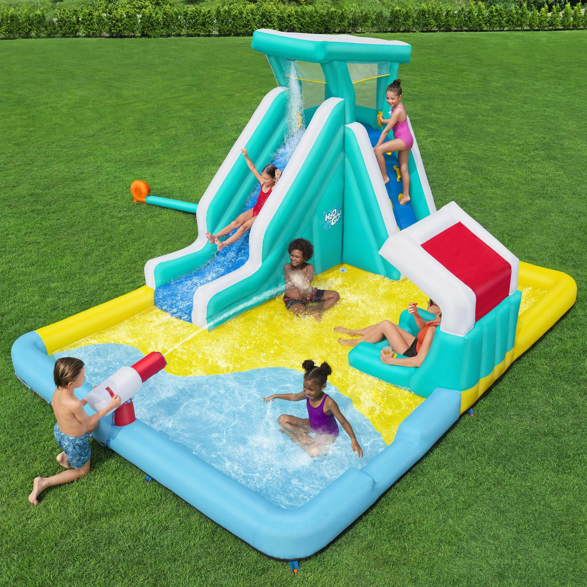 H2OGO! Mega Water Park - Beach Blast Inflatable Play Area
