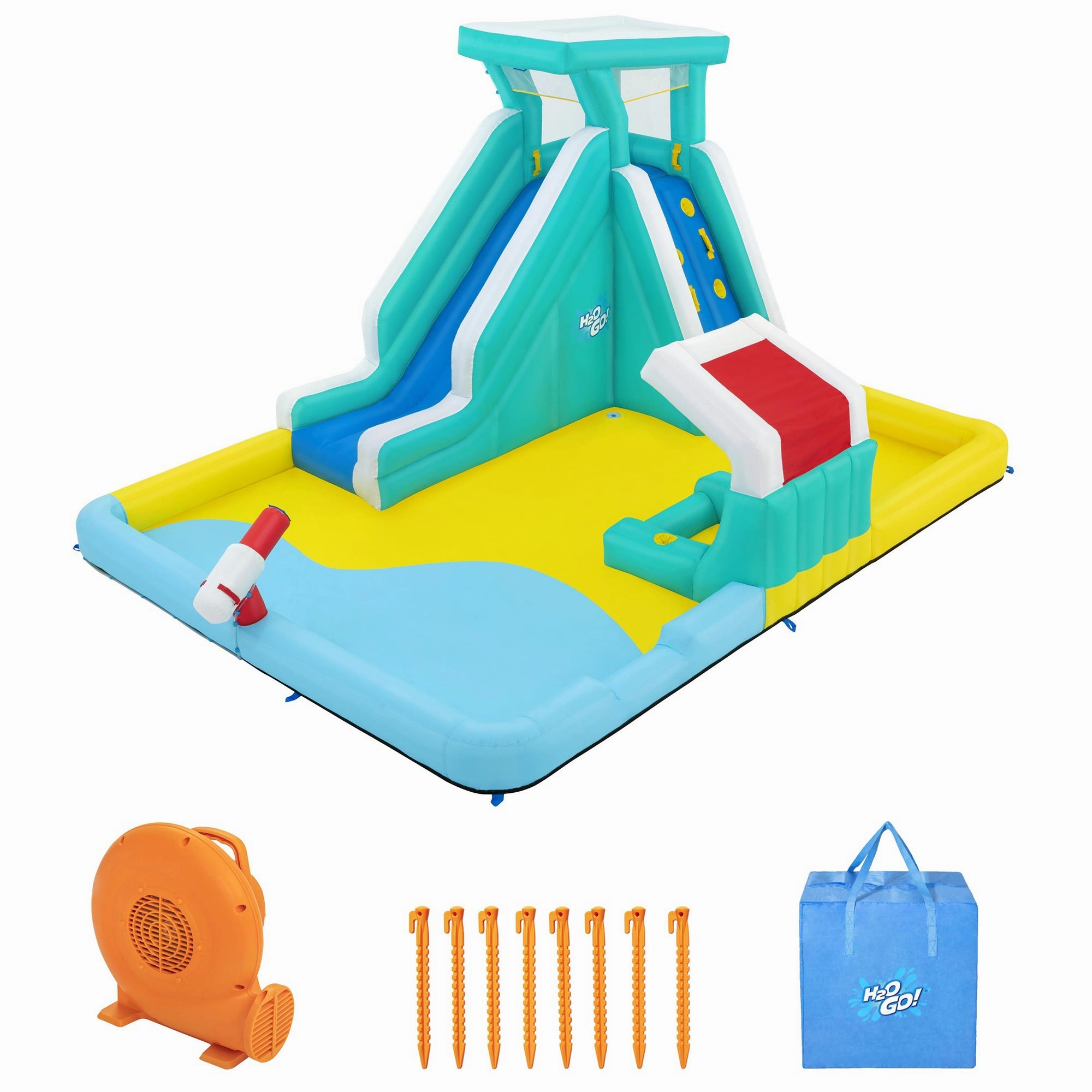 H2OGO! Mega Water Park - Beach Blast Inflatable Play Area