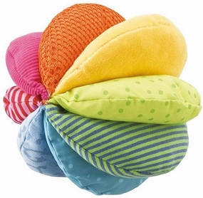 HABA Rainbow Fabric Sensory Baby Ball  Multisensory Developmental Toy