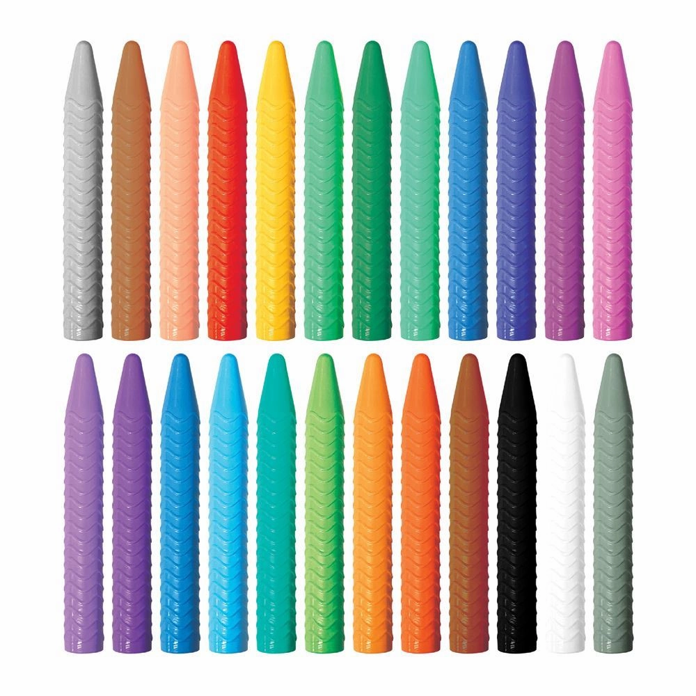 Haku Yoka Spiral Crayons-24 Colours