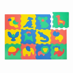 Hakuna Matte: Safari Adventure Baby Play Mat - 12 Piece Set