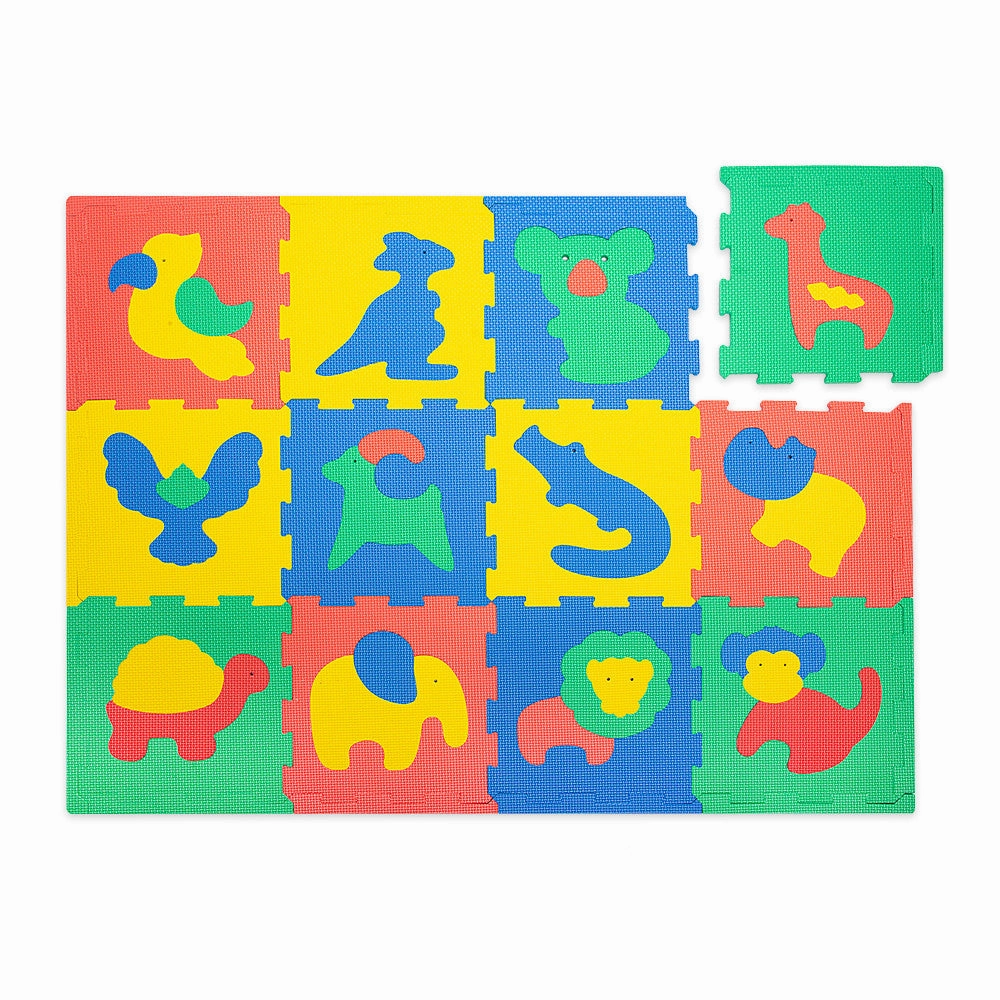 Hakuna Matte: Safari Adventure Baby Play Mat - 12 Piece Set