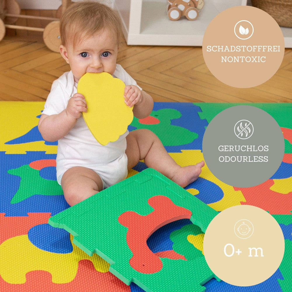 Hakuna Matte: Safari Adventure Baby Play Mat - 12 Piece Set