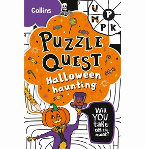 Halloween Haunting: Mystery Puzzles for Kids (Puzzle Quest) [Paperback] Hunt Kia Marie and Collins Kids