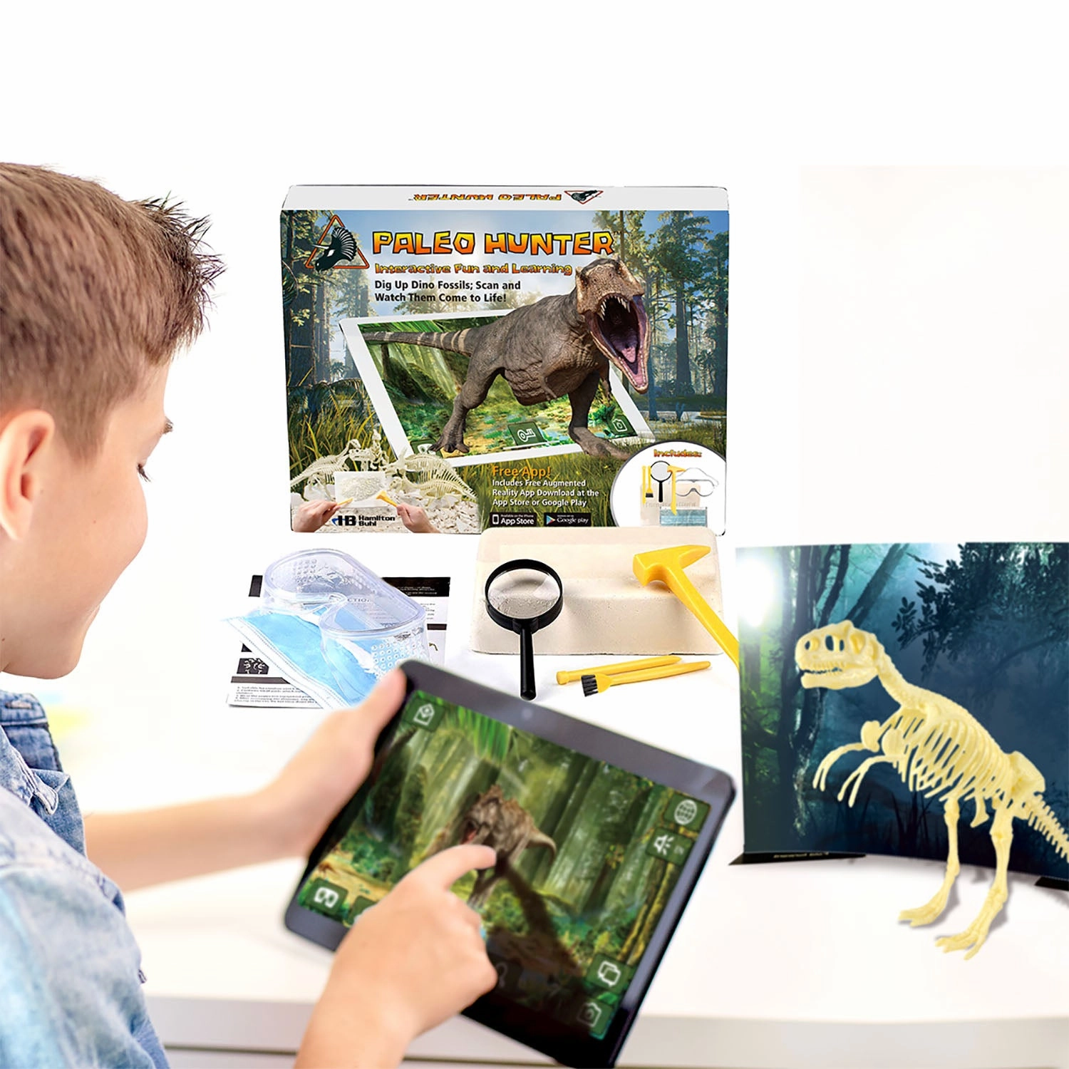 HamiltonBuhl Paleo Hunter Mammoth Rex Dig Kit - STEAM Education Set