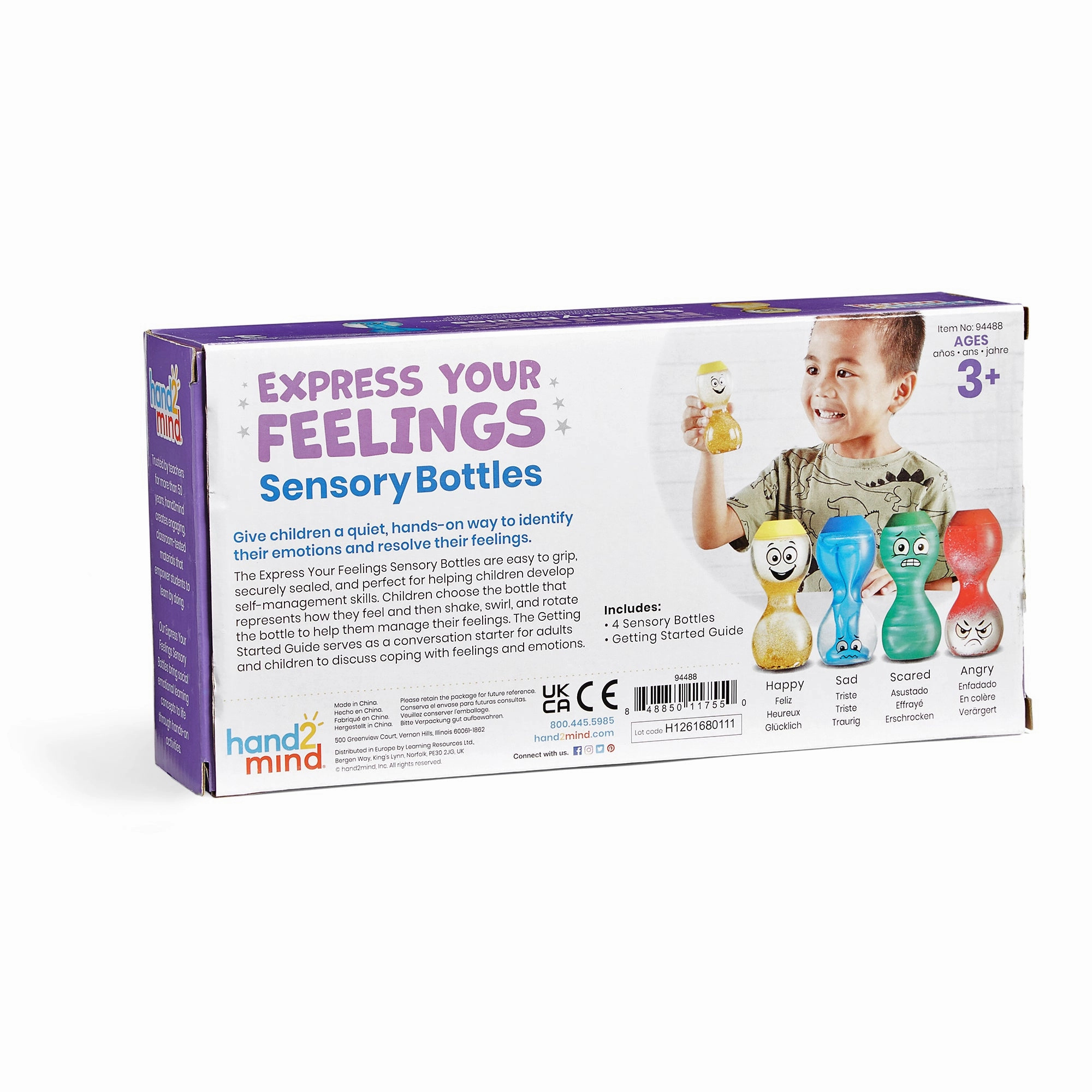 Hand2Mind Explore Emotions Sensory Bottles