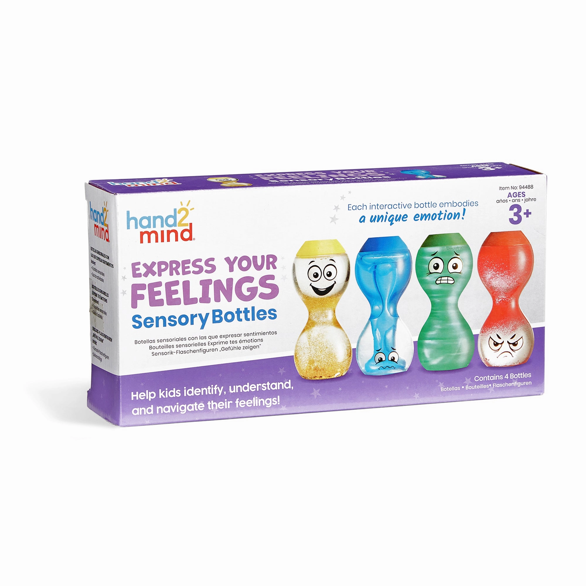 Hand2Mind Explore Emotions Sensory Bottles