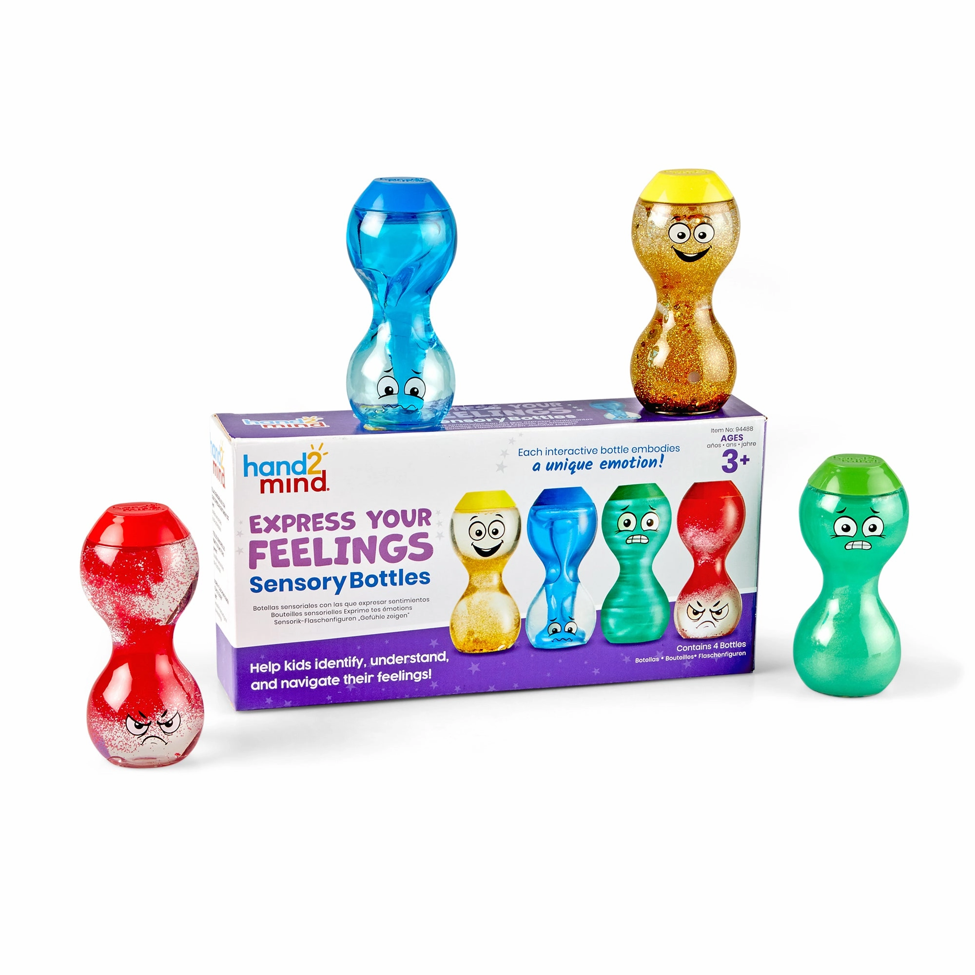 Hand2Mind Explore Emotions Sensory Bottles