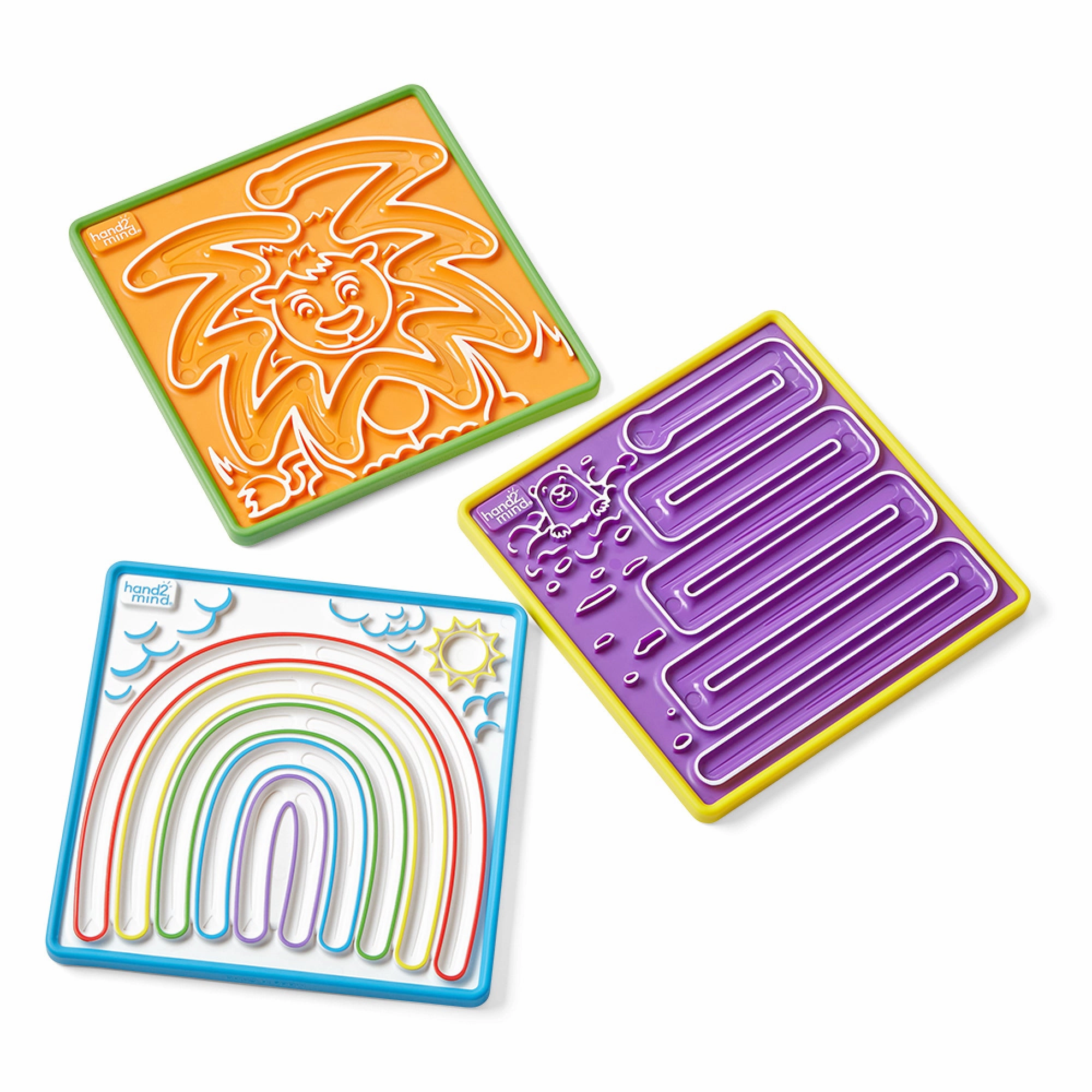 Hand2Mind Mindful Maze Set - Breathe & Play Guided Experience
