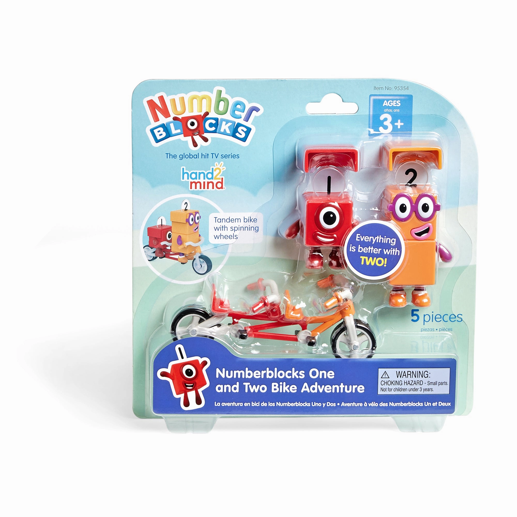 Hand2Mind Numberblocks One and Two Interactive Bike Adventure Toy
