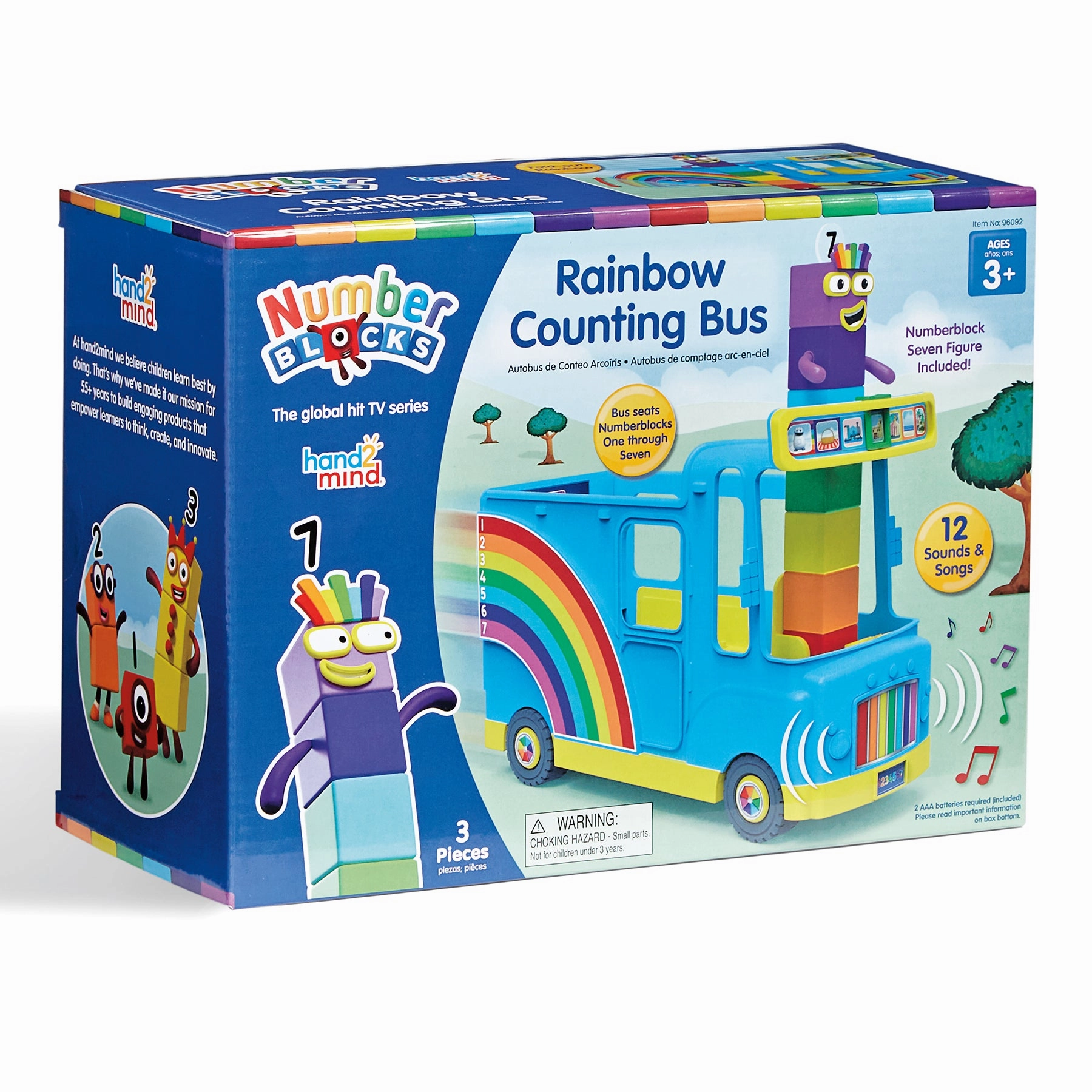 Hand2Mind Numberblocks Rainbow Counting Bus Interactive Toy