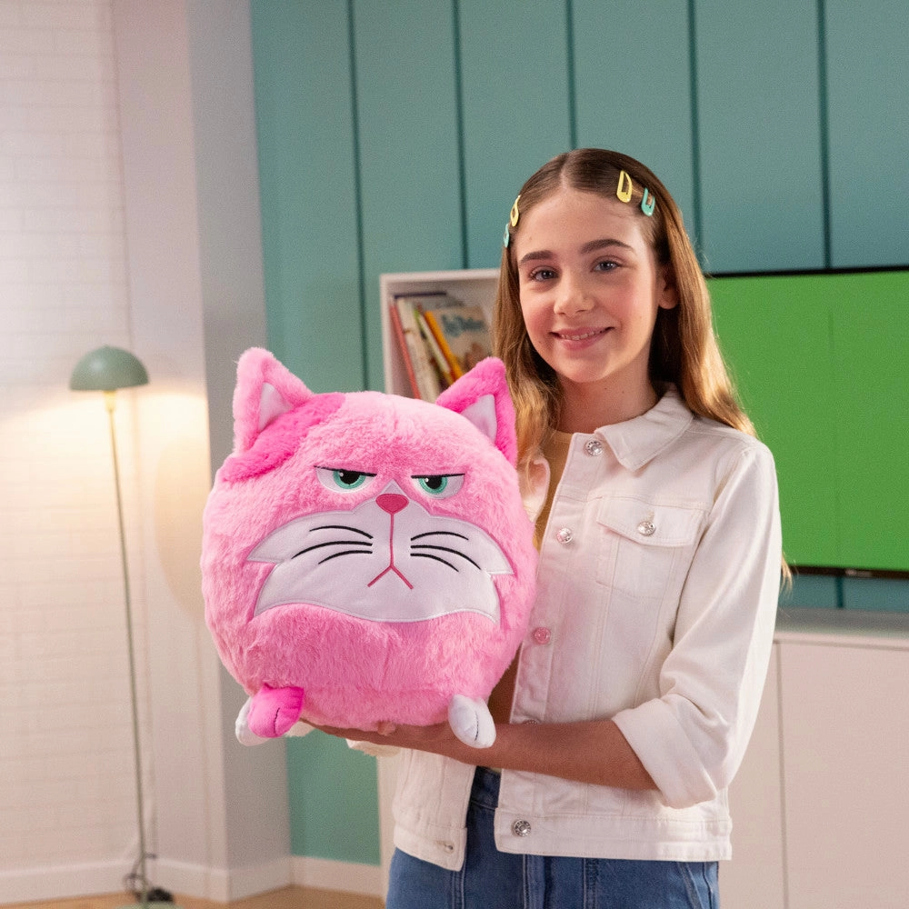 Hangry Petz Lucy Pink Cat 12 inch Interactive Plush