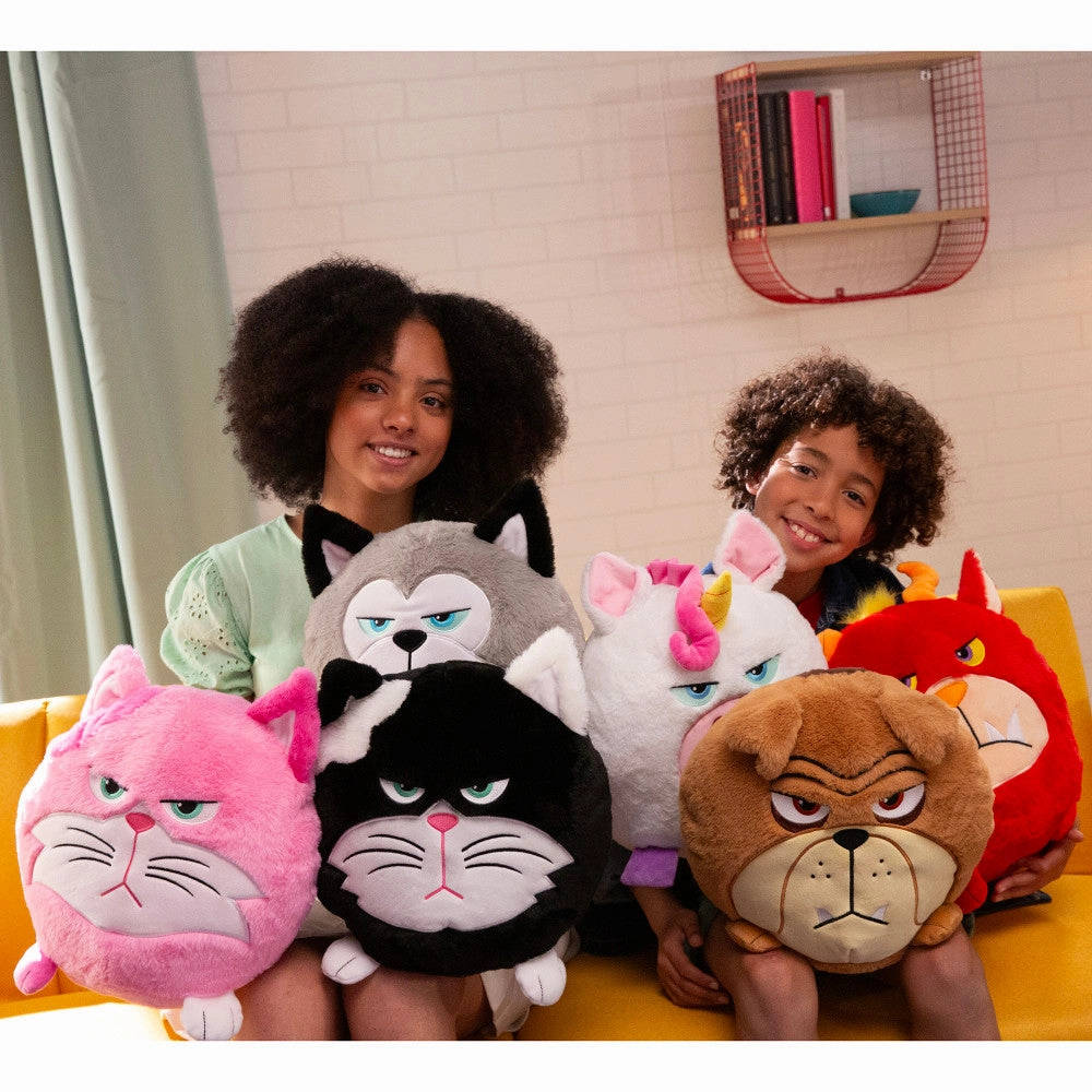 Hangry Petz Lucy Pink Cat 12 inch Interactive Plush