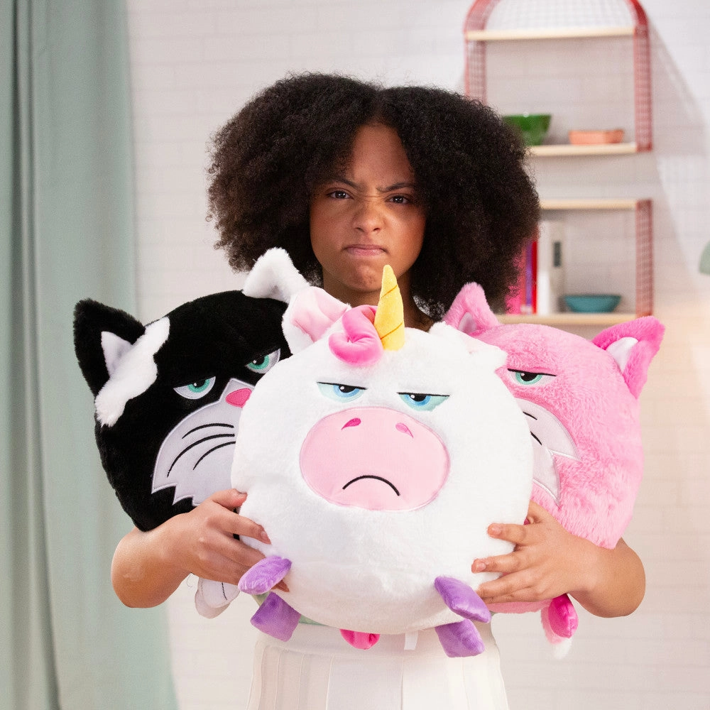 Hangry Petz Lucy Pink Cat 12 inch Interactive Plush