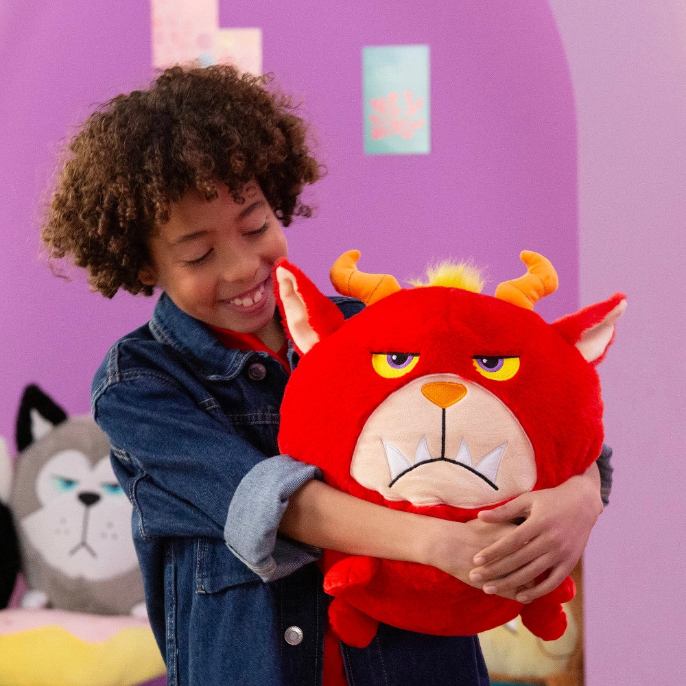 Hangry Petz Rogue Monster 12-Inch Talking Red Animal Plush