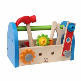 Hape 14-Piece Wooden Tool Box Play Set for Toddlers & Kids Ages 3 