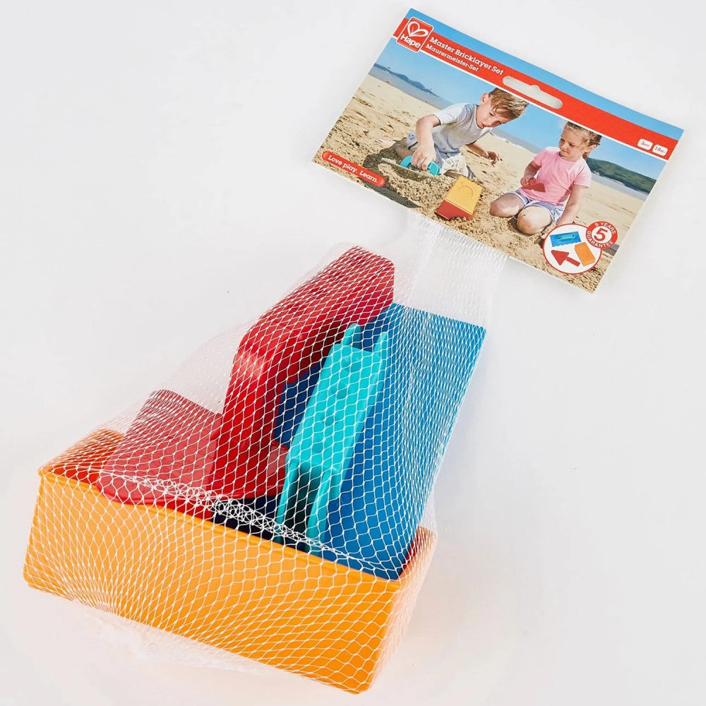 Hape - Master Bricklayer Set - 3pc Sand Castle Building Playset