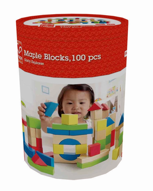 Hape Build Up And Away Blocks 100 Pieces